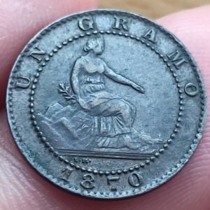 1 Céntimo 1870 - Gobierno Provisional