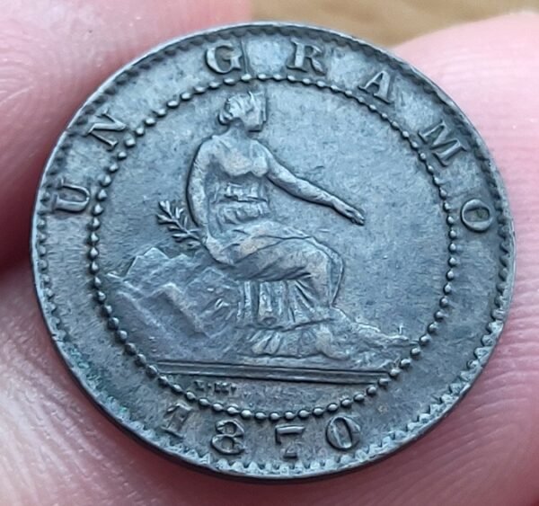 1 Céntimo 1870 - Gobierno Provisional