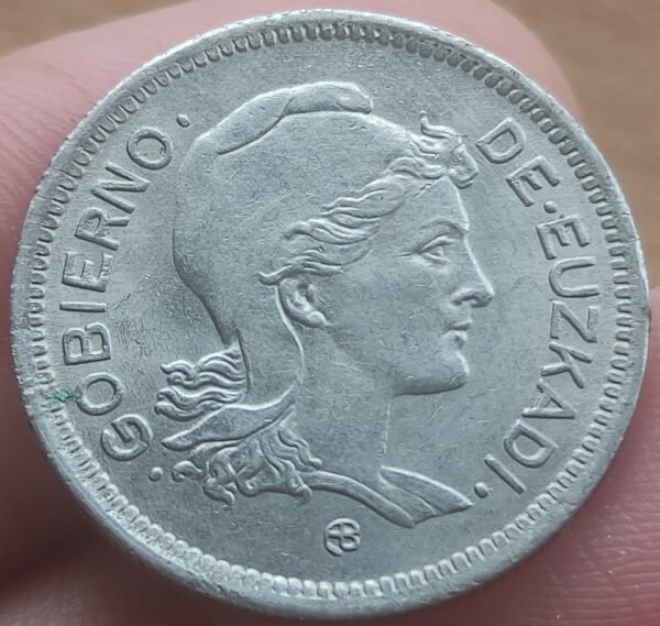 1 Peseta – 1937 – Euzkadi – Guerra Civil