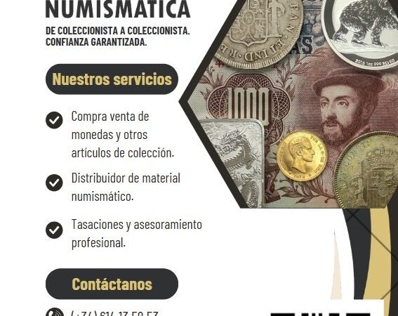 Inauguración de Abadía Numismática en Salamanca y Vigo