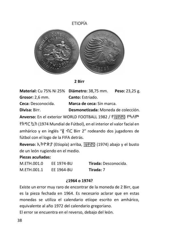 Catálogo Especializado de Monedas y Sellos del Mundial de Fútbol 1982