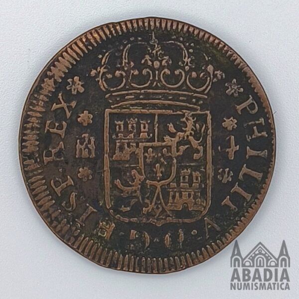 4 Maravedís de Segovia de 1741 de Felipe V