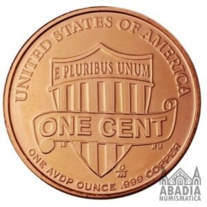 1 Centavo Lincoln – 1 Onza AVDP Cobre 999 encapsulada