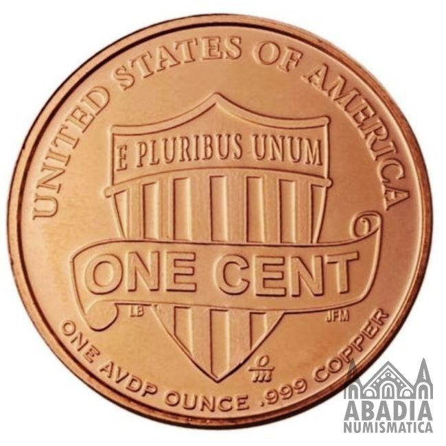 1 Centavo Lincoln – 1 Onza AVDP Cobre 999 encapsulada