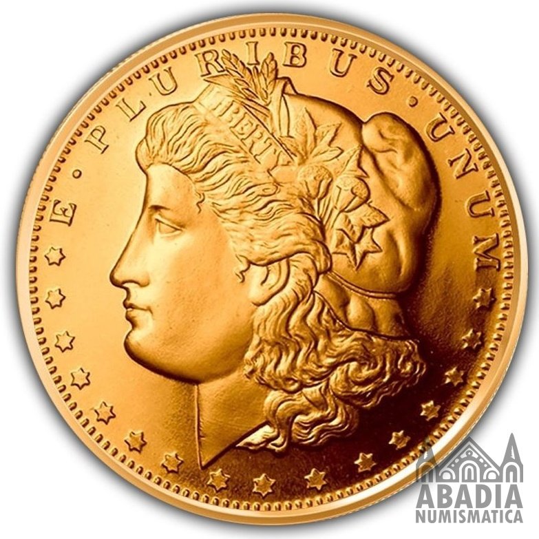 Morgan Dollar – 1 Onza AVDP Cobre 999 encapsulada