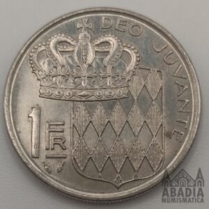 1 Franco 1982 – Mónaco – Príncipe Raniero III