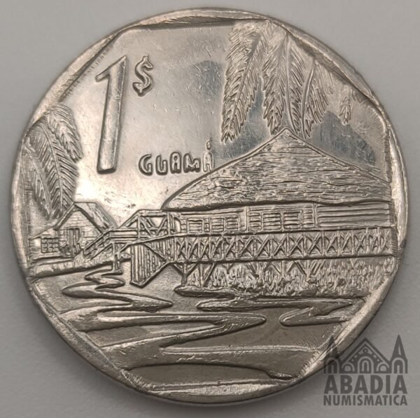 1 Peso 2007 – Cuba – Error Girada
