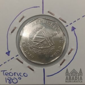 1 Peso 2007 – Cuba – Error Girada