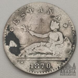 20 Céntimos 1870 – España – Gobierno Provisional