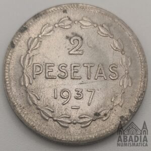 2 Pesetas 1937 – España – Gobierno de Euzkadi