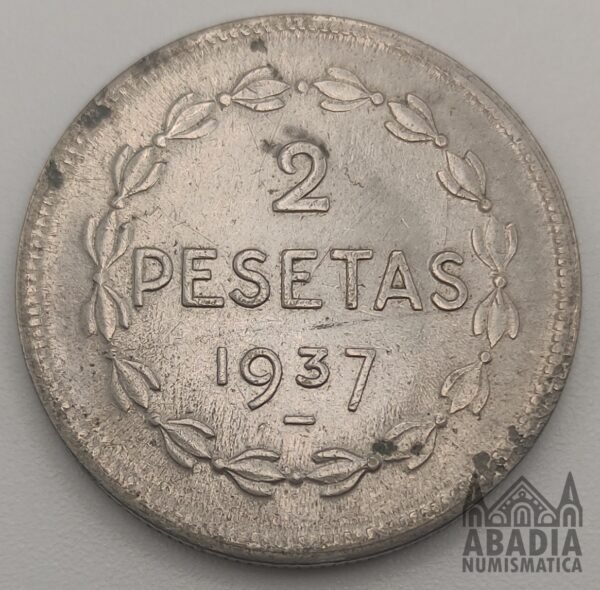 2 Pesetas 1937 – España – Gobierno de Euzkadi