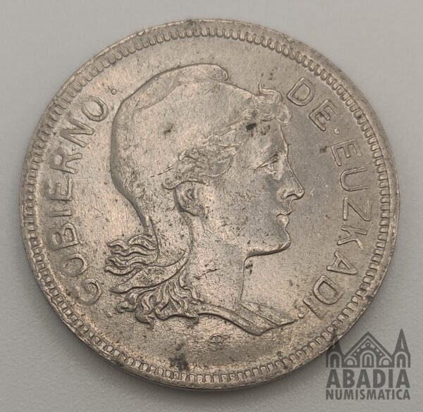 2 Pesetas 1937 – España – Gobierno de Euzkadi
