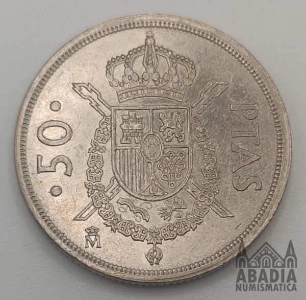50 Pesetas 1984 – España – Serie M Coronada