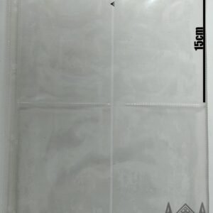Hojas plásticas de 4 huecos para coleccionismo