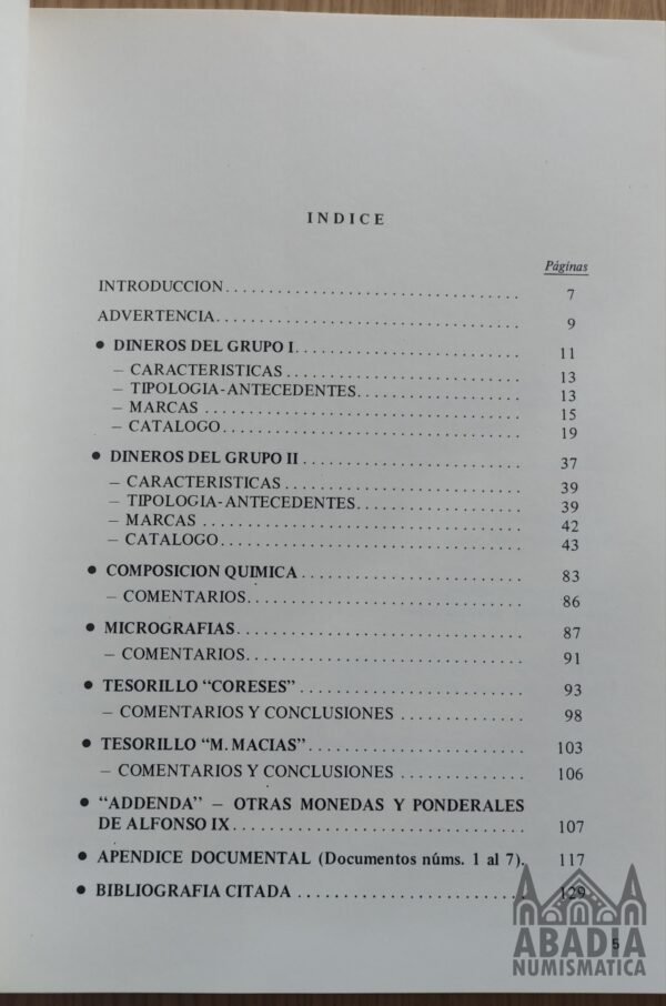 Acuñaciones de Alfonso IX – Antonio Orol Pernas (1982)