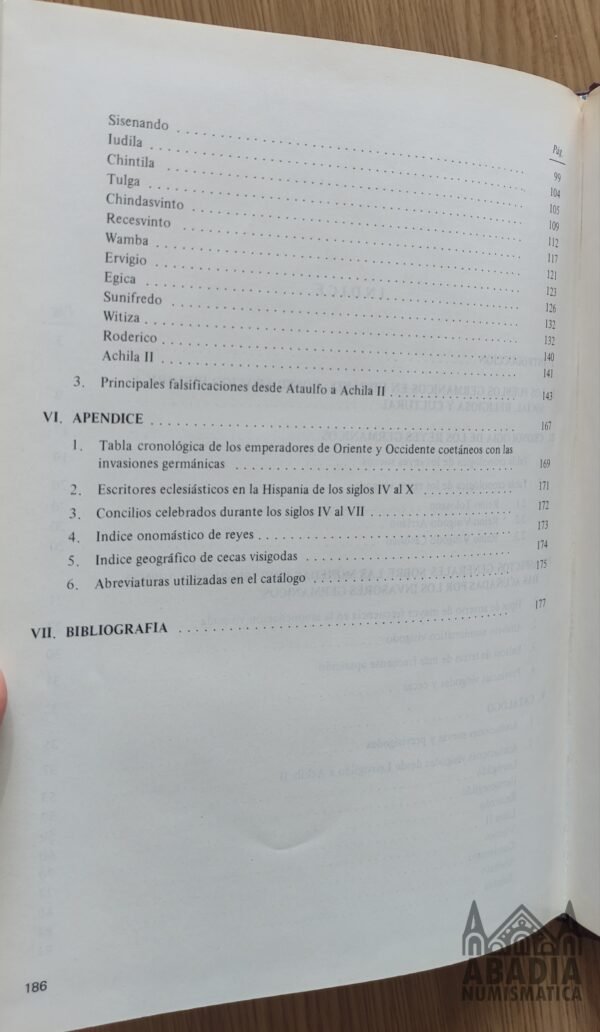 Acuñaciones previsigodas y visigodas en Hispania – Mª José y Rafael Chaves (1984)