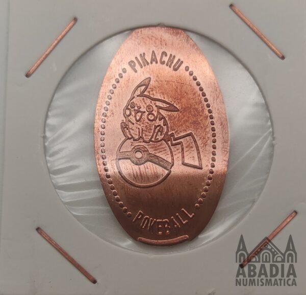 Set de 4 monedas enlongadas de anime – España 2025