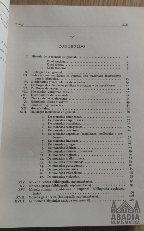 Bibliografía Historia Monetaria de España – Felipe Mateu y Llopis (1958)