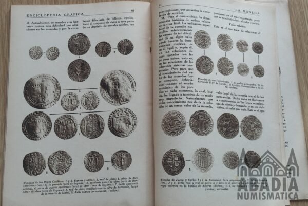 Enciclopedia Grafica La Moneda Amoros 1931