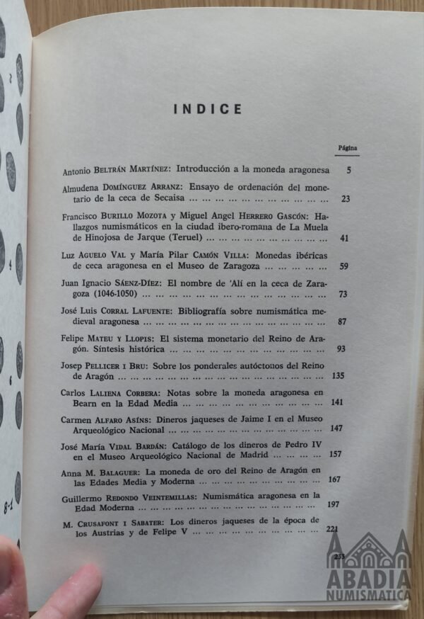 La moneda aragonesa – Mesa redonda CSIC (1982)