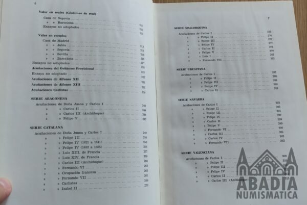 La moneda de vellón y cobre de la monarquía española – Fontecha (1968)