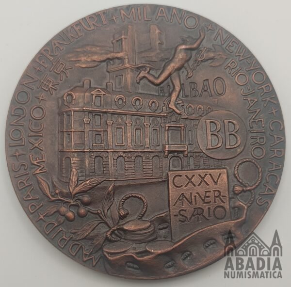 Medalla 1982 – España – 125 Aniversario Banco de Bilbao