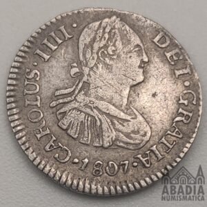 1/2 Real 1807 – España – Guatemala – Carlos IV