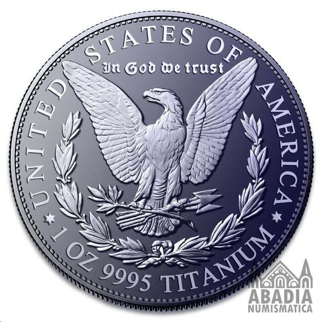 Estados Unidos: Morgan Dollar 2026 – 1 Onza Troy Titanio 9995