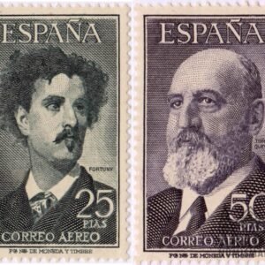 1955-1956 Fortuny y Torres Quevedo (Edifil 1164/65)