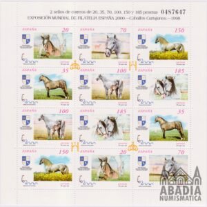 1998 – Caballos Cartujanos (Edifil MP-62)