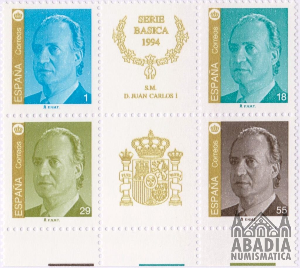 1994 – Don Juan Carlos I Serie Básica (Edifil 3305A/08A)