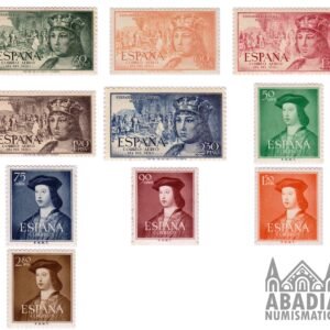 1952 – V Centenario del nacimiento de Fernando el Católico (Edifil 1106/15)