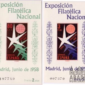 1958 – Exposición Filatélica Nacional (Edifil 1222/23)