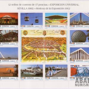 1992 – Exposición Universal de Sevilla Minipliego EXPO 92 (Edifil MP 42A)