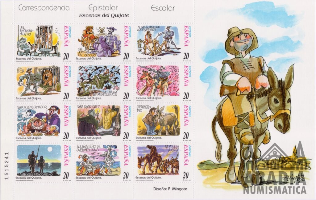 1998 – Correspondencia Epistolar Sancho Panza (Edifil MP 61B)