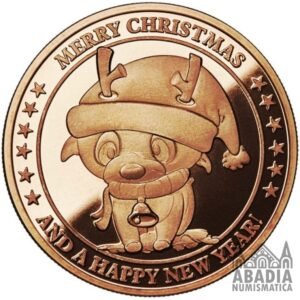 Rudolph Navideño – 1 Onza AVDP Cobre 999 encapsulada