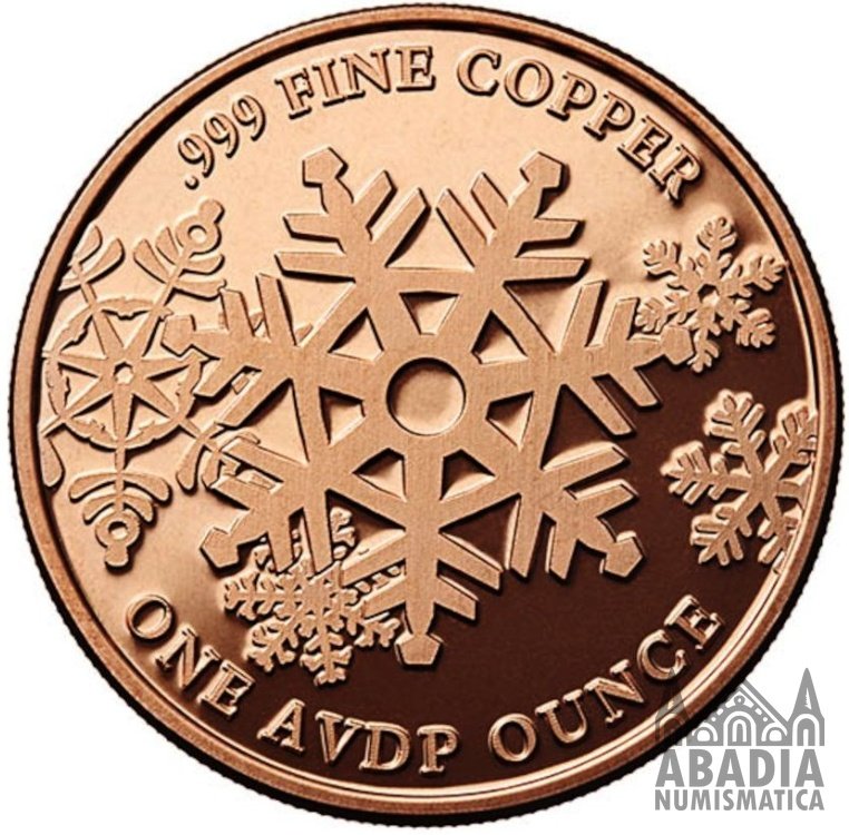 Navidad – 1 Onza AVDP Cobre 999 encapsulada