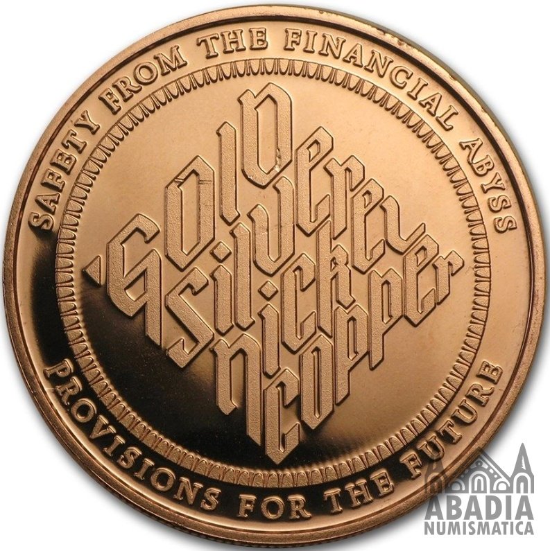 Reteniendo las Puertas de la Perdición – 1 Onza AVDP Cobre 999 encapsulada