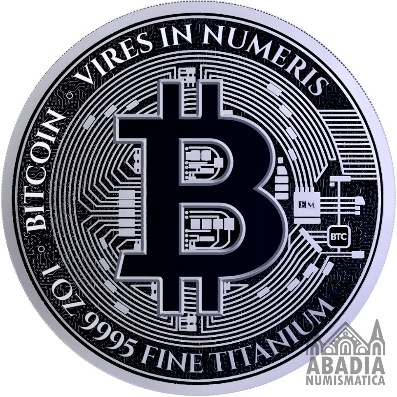 Bitcoin 2026 – 1 Onza Troy Titanio 9995