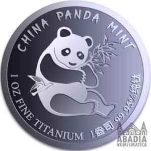 China: Panda 2026 – 1 Onza Troy Titanio 9995