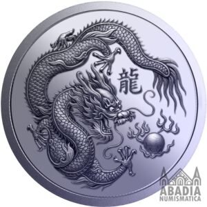 China: Dragón Tian Tan 2026 – 1 Onza Troy Titanio 9995
