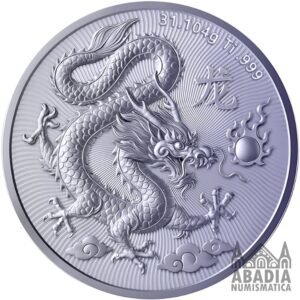 China: Dragón y Gran Muralla 2026 – 1 Onza Troy Titanio 9995