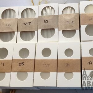 Cartones de grapar para monedas