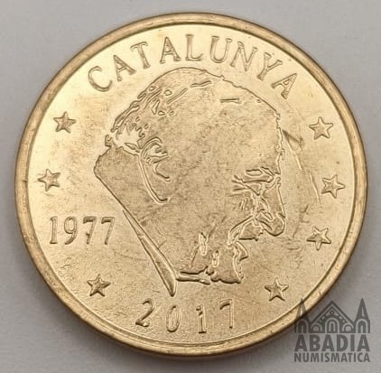 Cataluña 50 Céntimos Prueba 2017 - No Circulante