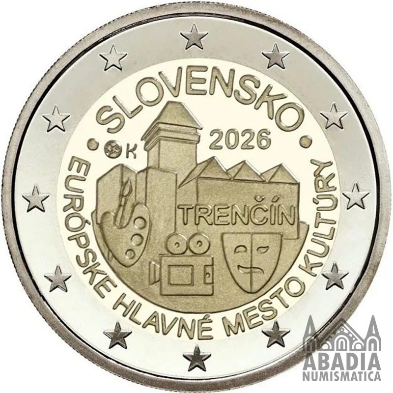 2026 – Eslovaquia – 2 Euros – Trencin