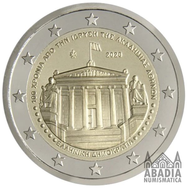 2026 – Grecia – 2 Euros – Academia de Atenas