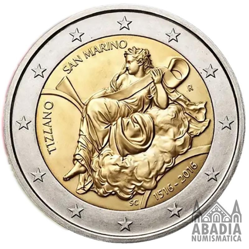 2026 – San Marino – 2 Euros – Tiziano